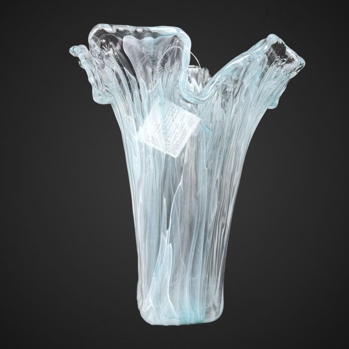 Wazon murano Tammaro home design włoski unikat niebieski B41/4166
