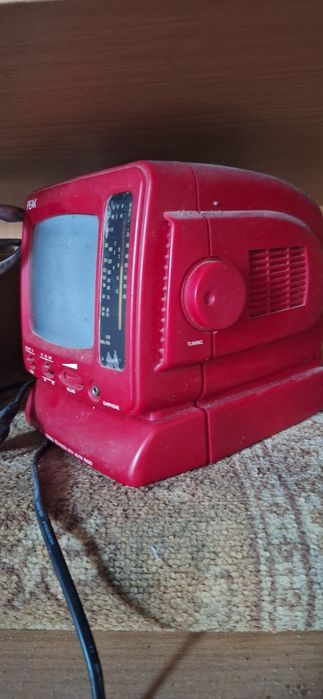 Vintage mini tv plus radio