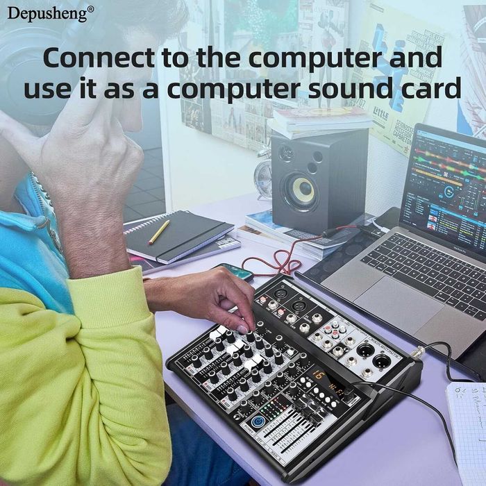Mikser Audio 4-kanałowy system interfejsu audio