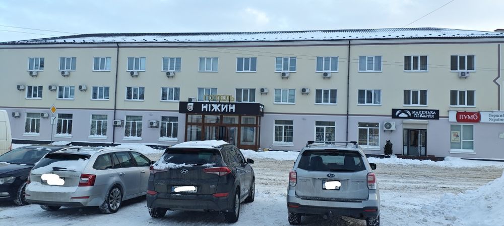 Продаж кімнат Готелю "Ніжин", приміщення під бізнес, ліжка, шафа, сейф
