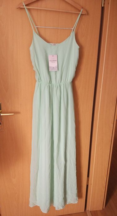 Vestido Preto Verde NOVO