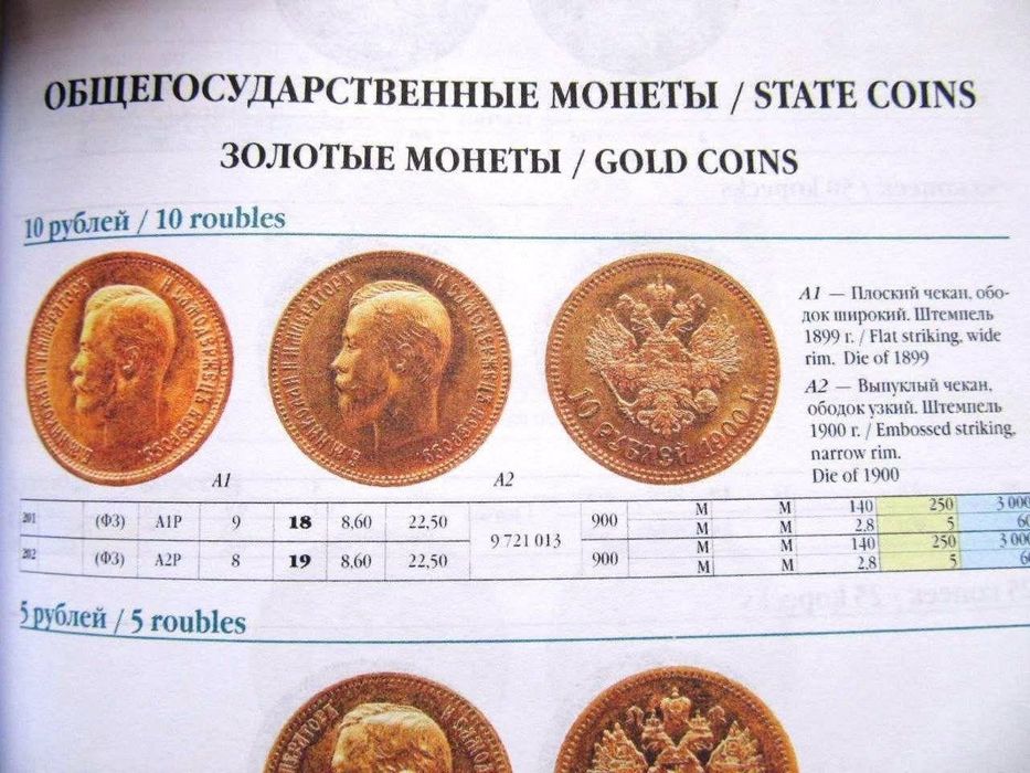 Srebne,medzane monety okresu panowania Mikołaja II: Katalog-informator