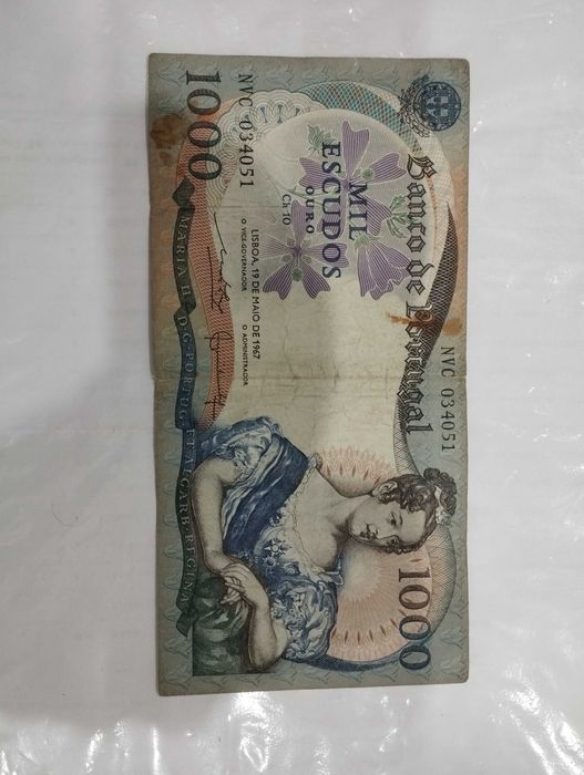 Nota 1000 escudos 1967