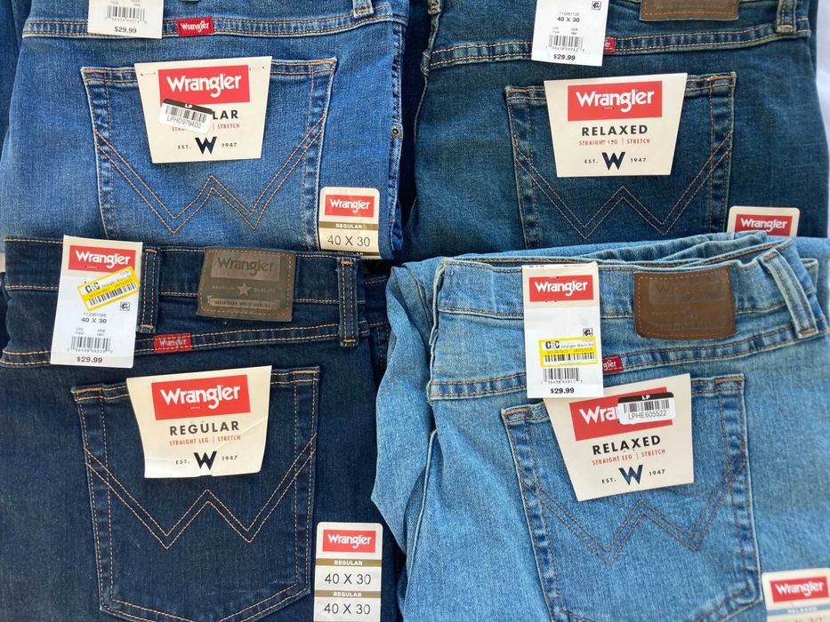 Джинси Wrangler W32,34,36,38,40 L29,30,32 оригінал