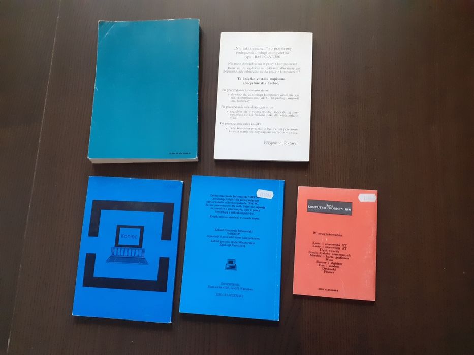 Stare komputery PC, Atari itp. Książki stan bardzo dobry lata 80 i 90.