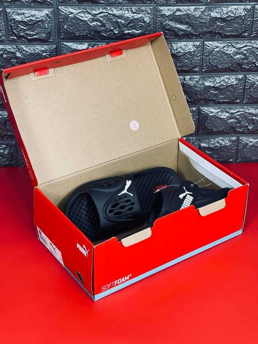 Шлепанцы мужские 693 грн  Шлепки Puma мужские Dark Black/  Супер распродажа! Шлепанцы Пума / черные мужские тапки на лето