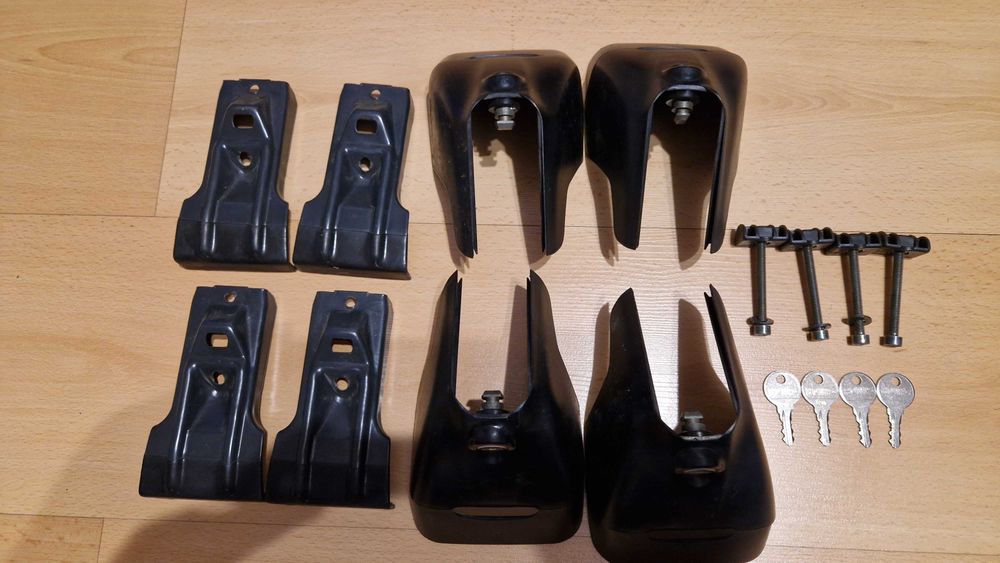 Bagażnik AutoMaxi Silver Line FIX 001 4 uchwyty, akcesoria