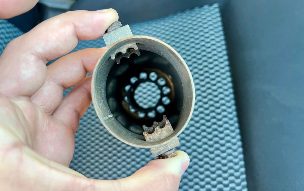 Автомобільна Насадка на глушитель Vitol глушник універсальна сталь