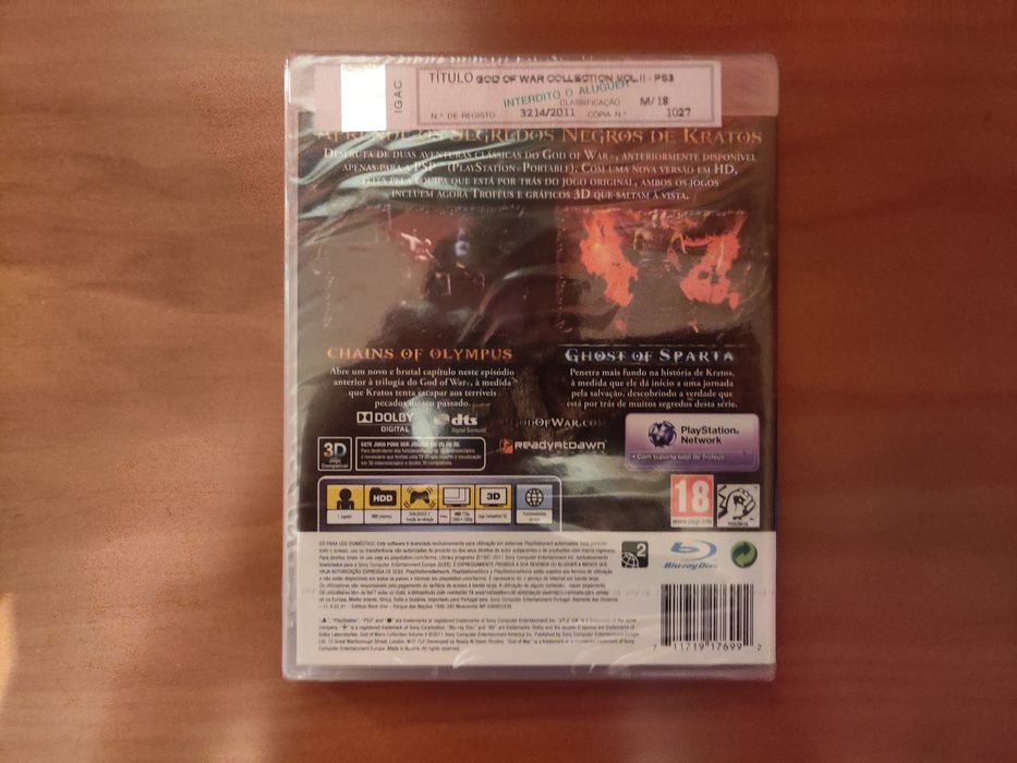 God of War Collection Volume 2 Ps3 SELADO