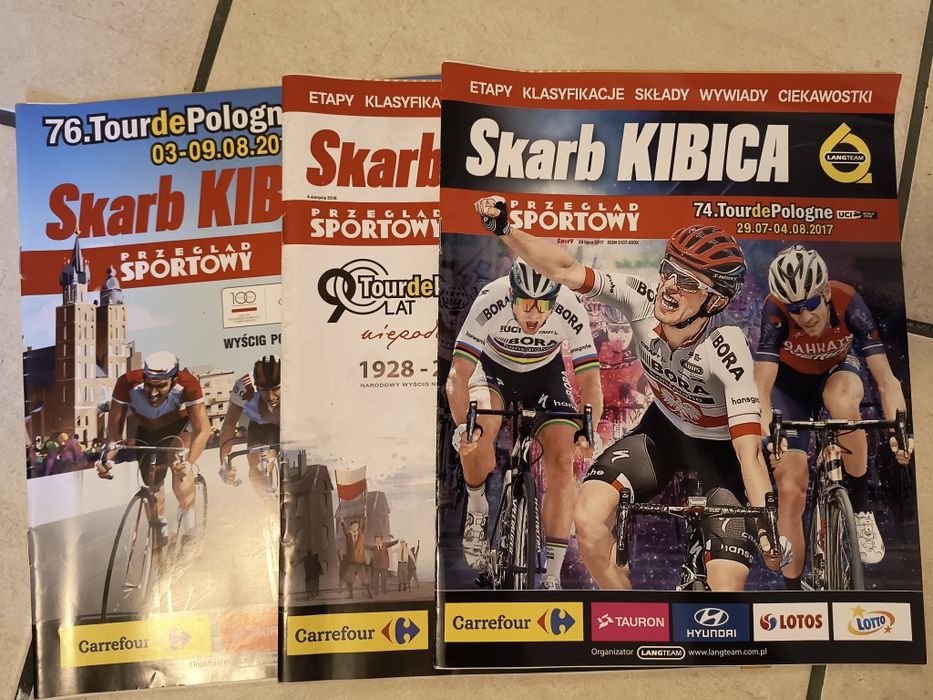 Skarby Kibica Tour de Pologne 2017,2018,2019 zestaw