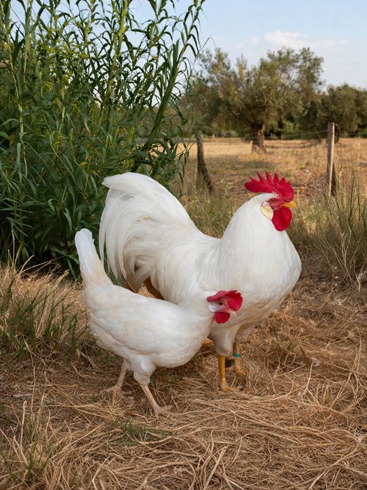 Ovos Leghorn Branca puros