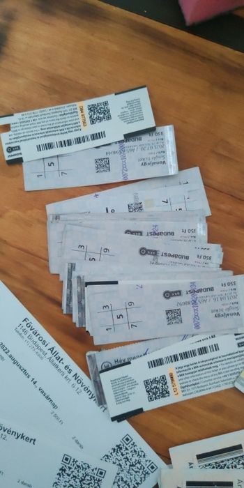 Проездные билеты в вашу коллекцию,Будапешт.