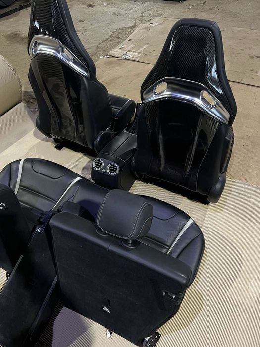 Салон сидения amg ковши carbon Мерседес GLC 253 AMG 63 C 205 E 213 EQC