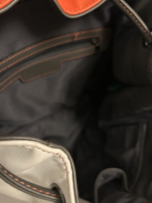 Benetton mochila cor laranja