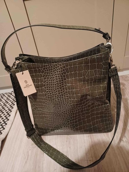 Elegancka torba w kolorze oliwki