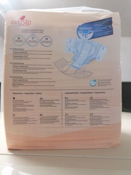 Fraldas incontinência para desocupar