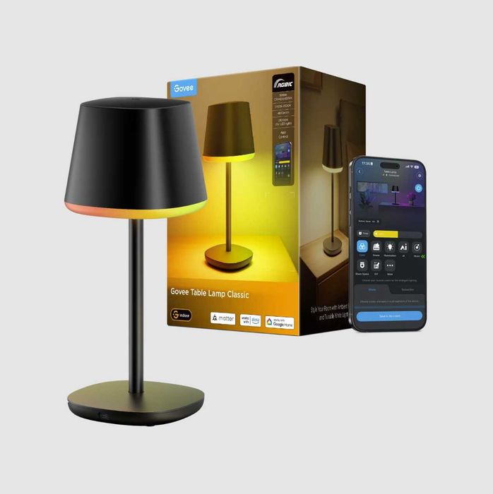 Розумна настільна лампа Govee Table Lamp Classic бездротова