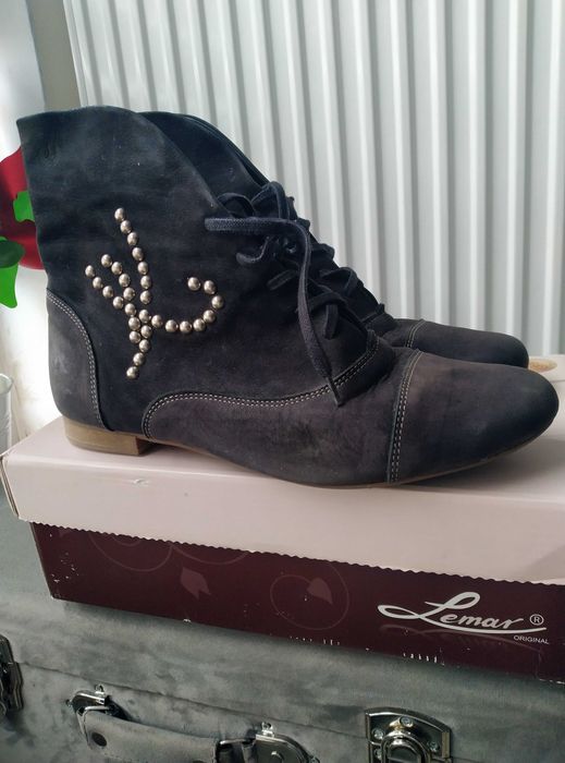 Buty skórzane lemat 40