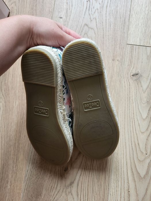 Espadryle w kwiatki