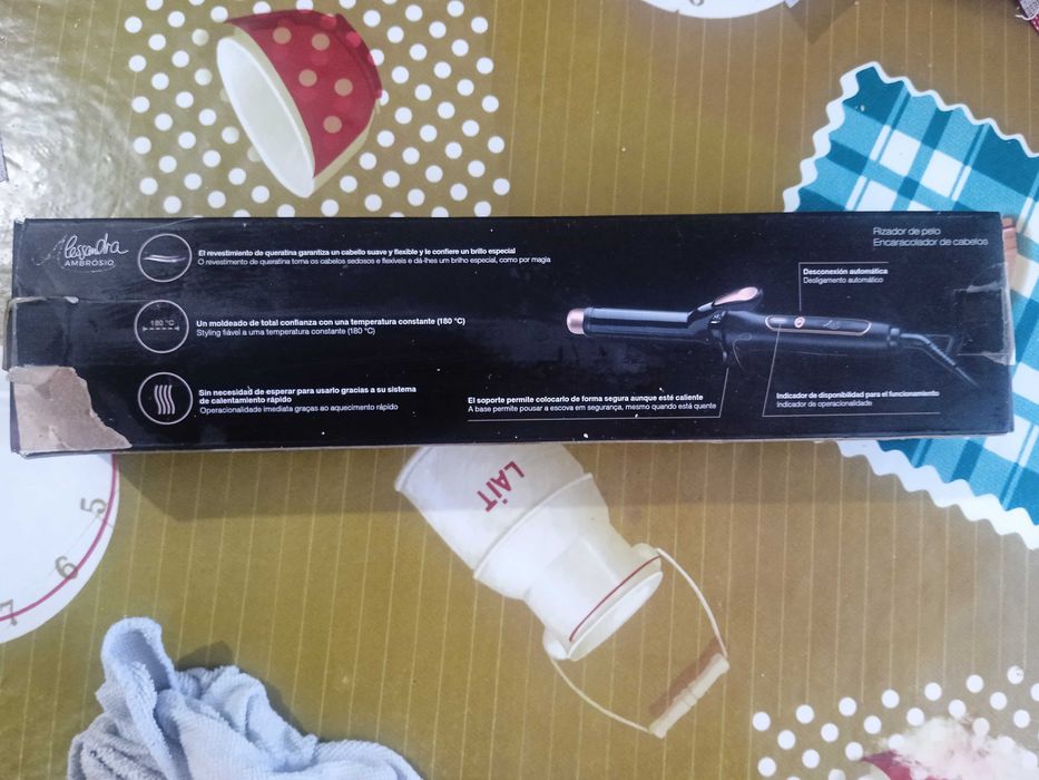 Encaracolador de cabelos com Queratina
