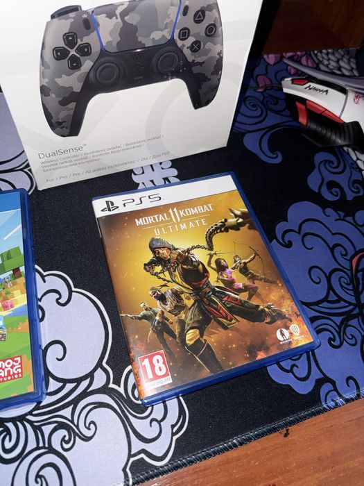 Геймпад DualSense для ps5 + 2 игры на ps4/5