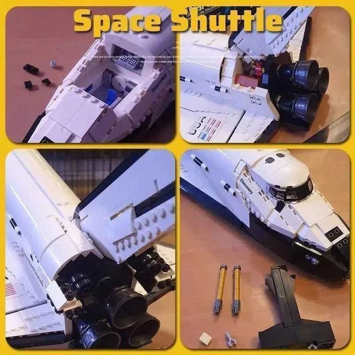 NASA Space Shuttle Discovery 2354 деталі Конструктор сумісний з LEGO