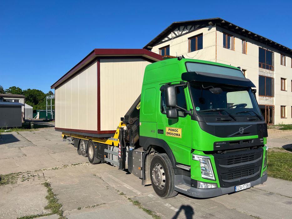 Usługi HDS transport Łodzi, domki, kontenery.