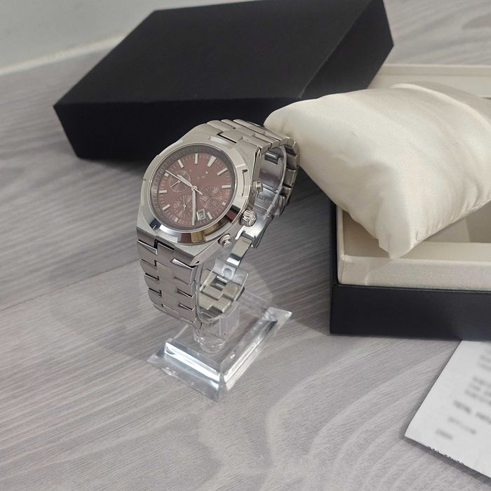 Relógio Automático Overseas Chronograph Castanho