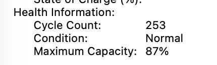 MacBook Pro 16’ 2021 M1 Pro 16 GPU 32GB RAM 512GB 87%