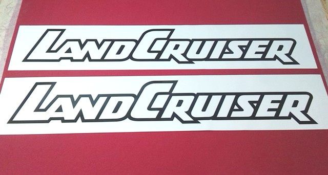 Autocolantes/Decals LandCruiser para Jipe Toyota BJ40
