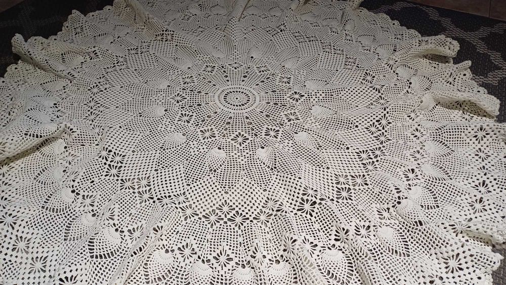 Toalha renda 120cm redonda