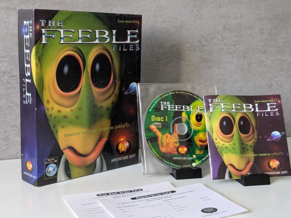 Gra The Feeble Files (Flojd) BIG BOX PC CD EN oryginał z 1997 r.