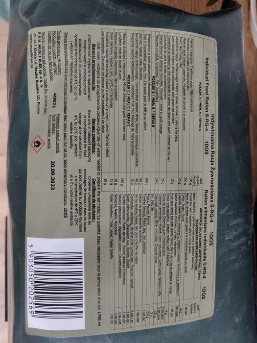 Racja żywnościowa s rg 4