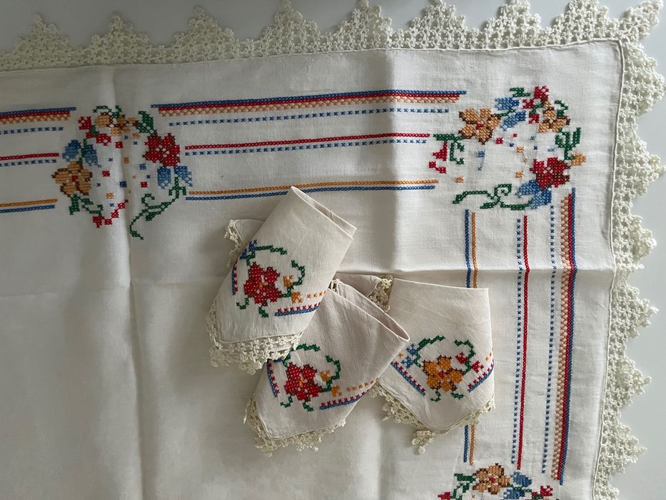 Toalha de chá anos 50