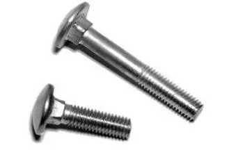 Болты стальные оцинкованные ГОСТ 7802, мебельные.