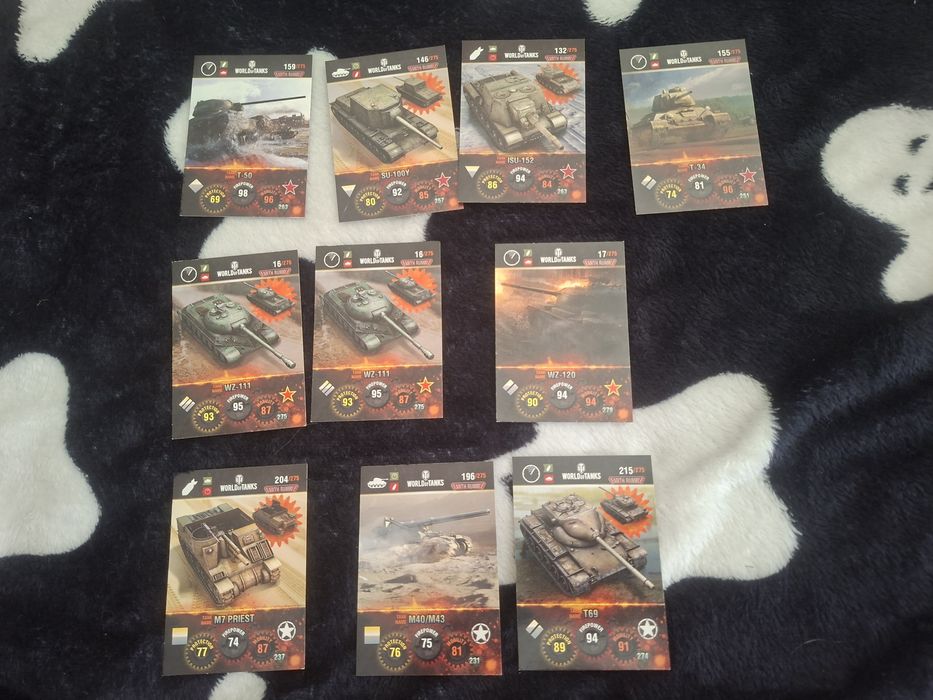 Karty panini world of tanks