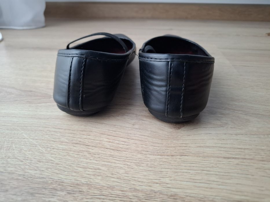 Pepco balerinki czarne klasyczne na gumce rozmiar 33 wkładka 21 cm