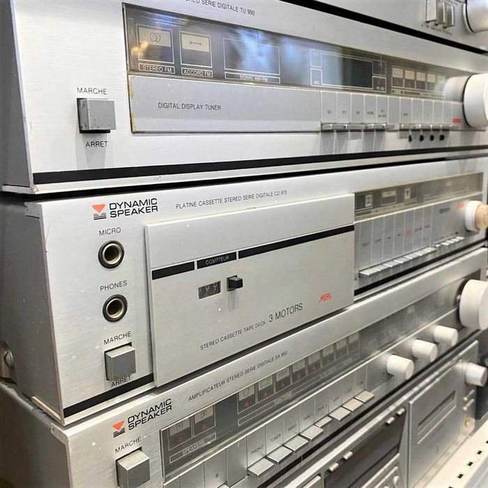 Tuner Dynamic Speaker TU990+Deck CD970+Amplificador SA950