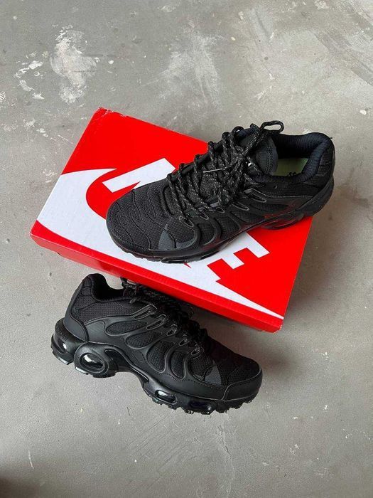 Мужские кроссовки Nike TN Terrascape Plus Triple Black Premium. 40-45