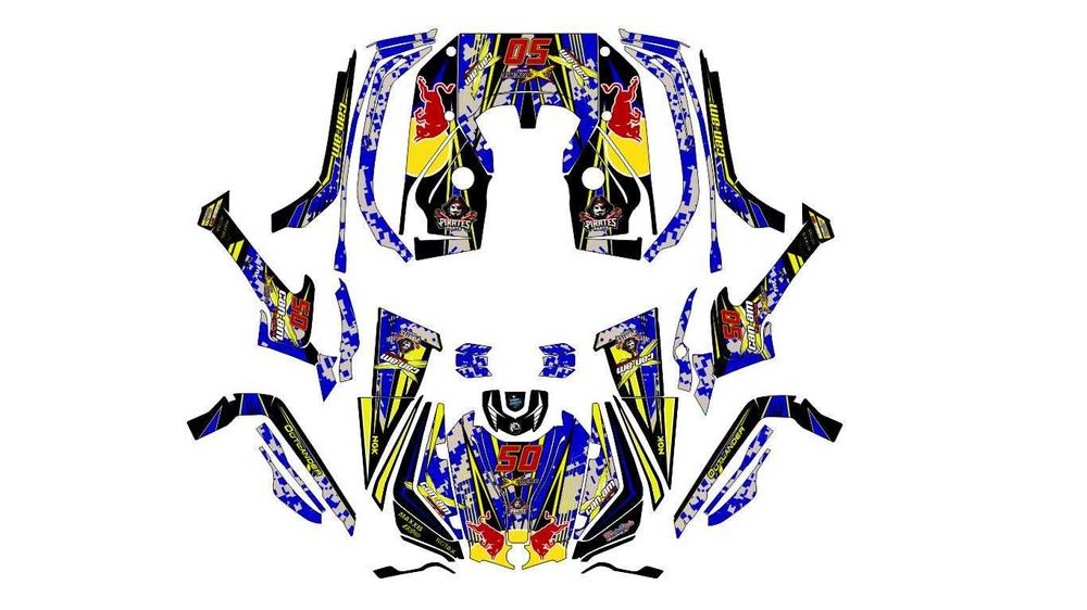 Наклейки BRP can-am Outlander Renegade Com Maverick X3 500 800 1000 DS