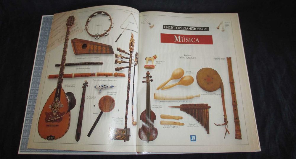 Livro Música Conchas O Tempo Enciclopédia Visual