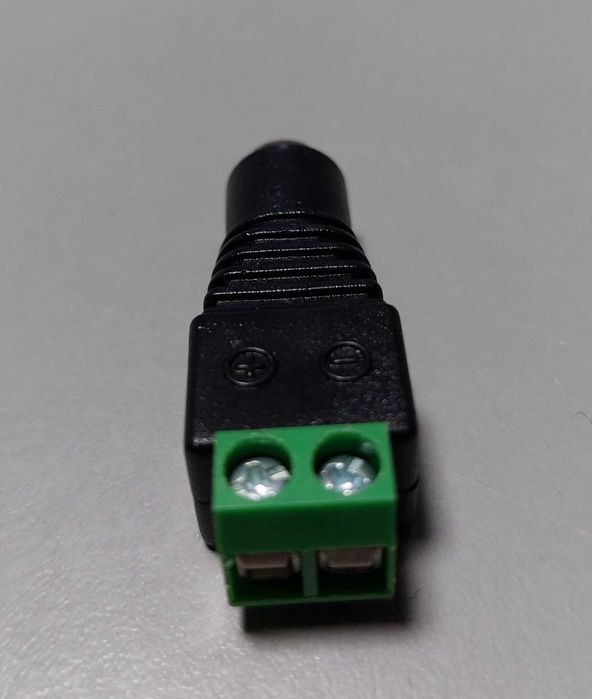 Conector/ligador fêmea DC 12v-36v