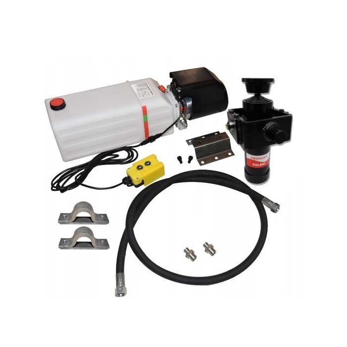 HYDRAULIKA KIPRA 3,9m Na 3 Strony 12V Siłownik 1200 6T [7966]