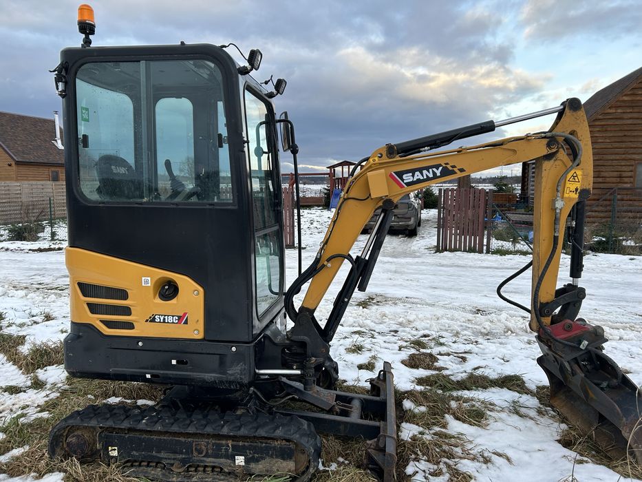 Minikoparka SANY SY18C 2022 | 780 mtg | Gwarancja| Lekka eksploatacja