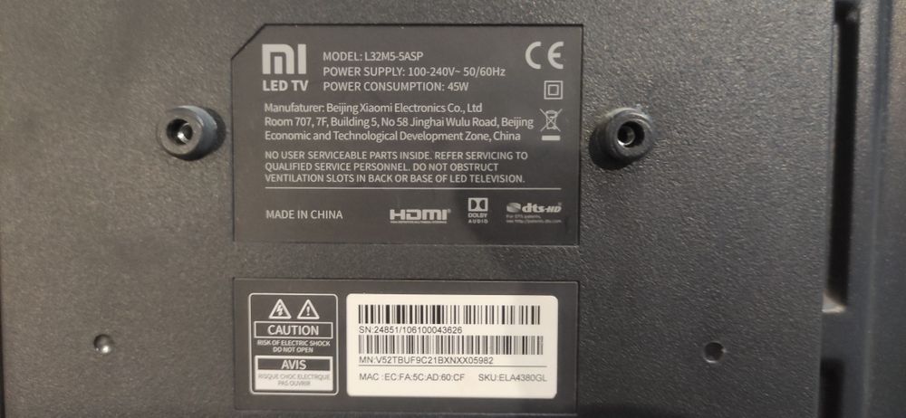 Smart TV uszkdzone