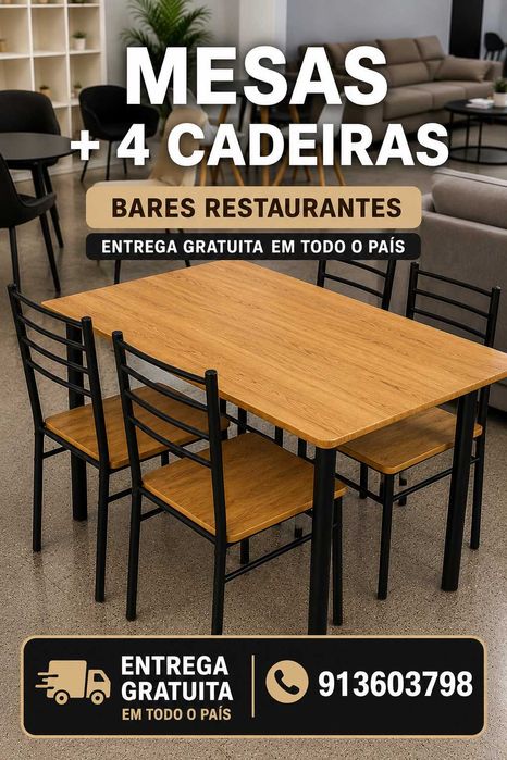 LIQUIDAMOS , MESAS NOVAS PARA RESTAURANTES CAFÈS ETC PARTICULARES TAMBEM ENVIO GRATIS A TODO O PAIS PAGA NA ENTREGA DIRETO DE FABRICA