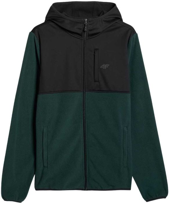 Polar bluza z kapturem regular męski ciepły 4F: różne rozmiary