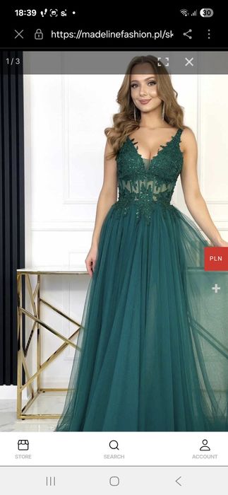 Suknia balowa, studniówka, wesele