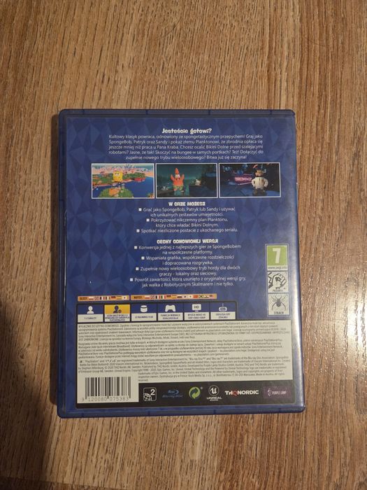 Sprzedam grę SpongeBob na ps4