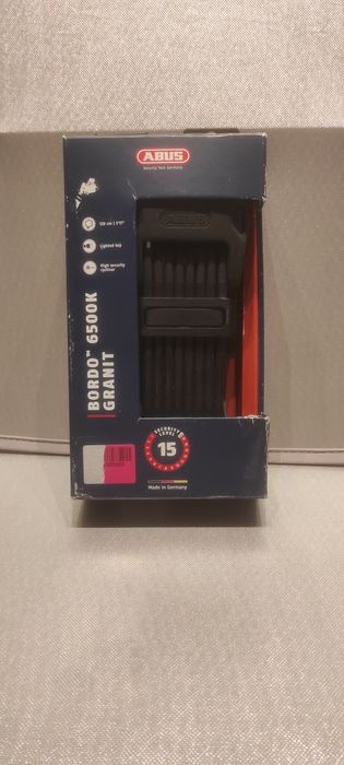 Super cadeado dobrável ABUS 6500 K 120 cm